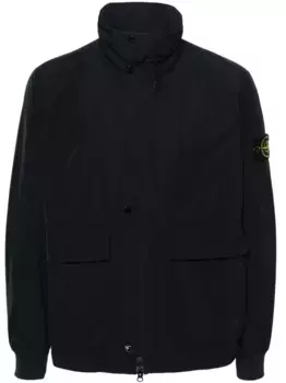 Куртка с потайным капюшоном и нашивкой Compass Stone Island, синий