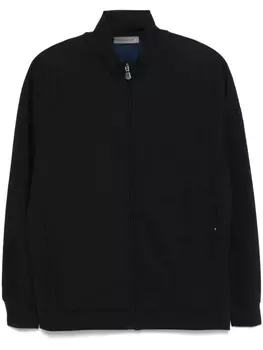 Куртка с вышитым логотипом Corneliani, черный