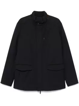Куртка с замшевой отделкой Corneliani, синий