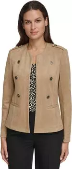 Куртка Scuba Suede Band Jacket Tommy Hilfiger, цвет Tannin