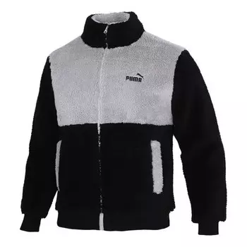 Куртка sherpa jacket 'black' Puma, черный