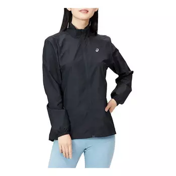 Куртка silver jacket 'black' Asics, черный