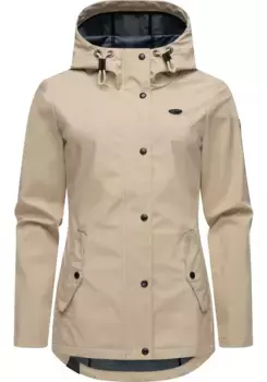 Куртка софтшелл Ragwear "Margge Shell", с капюшоном, непромокаемая женская переходная куртка с большим капюшоном, цвет Sand