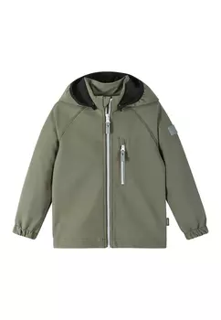 Куртка софтшелл Reima Softshell Jacke Vantti, цвет Greyish green