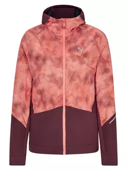 Куртка софтшелл Ziener NAKIMA, цвет pink stripe print