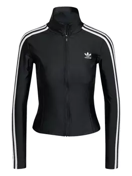 Куртка спортивная на молнии Adidas Adicolor 3-Stripes, черный