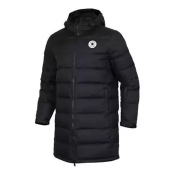 Куртка sports leisure thickened thermal windproof hooded down jacket 'black' Converse, черный
