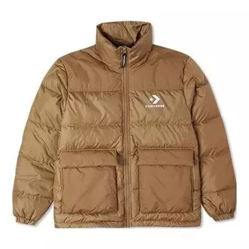 Куртка star chevron down jacket 'brown' Converse, коричневый