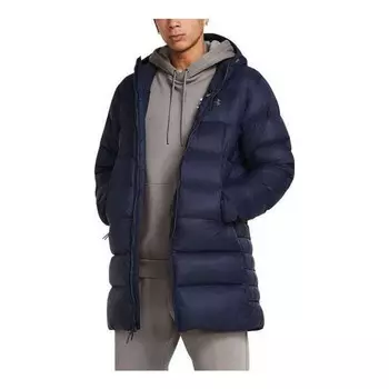Куртка storm armour down parka 'dark blue' Under Armour, синий