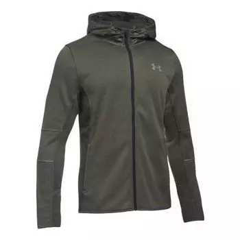 Куртка storm swacket 'olive green' Under Armour, зеленый