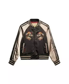 Куртка Superdry Between-Season, замша/черный