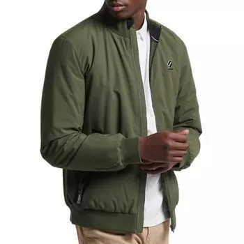 Куртка Superdry Code Training Harrington, зеленый