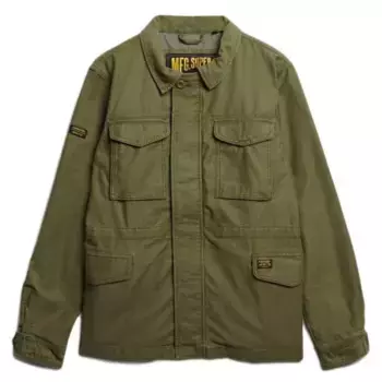 Куртка Superdry Collared M65, зеленый