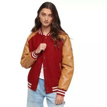 Куртка Superdry College Varsity Bomber, красный