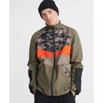Куртка Superdry Desert Alchemy Track, зеленый