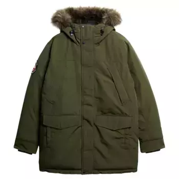 Куртка Superdry Everest Faux Fur, зеленый