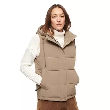 Куртка Superdry Everest Puffer, бежевый