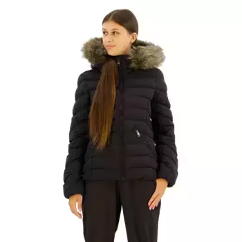 Куртка Superdry Fuji Faux Fur Padded, черный