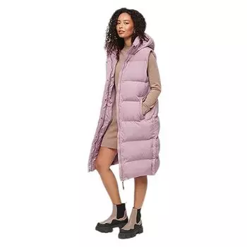 Куртка Superdry Longline Puffer, розовый