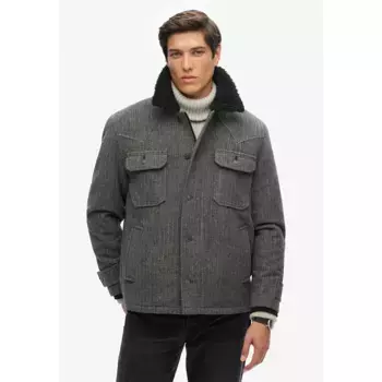 Куртка Superdry Merchant Wool Chore, серый