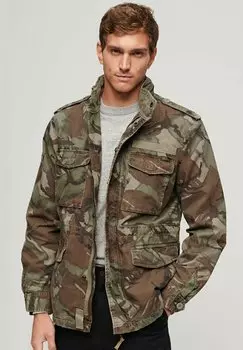Куртка Superdry MILITARY M65, цвет washed green camo