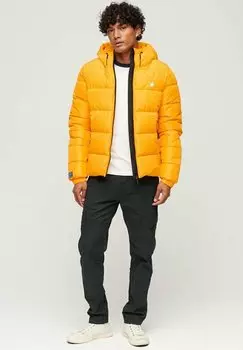 Куртка Superdry ПУФФЕР, цвет saffron yellow
