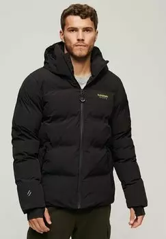Куртка Superdry ПУХОВИК С КАПЮШОНОМ, черный