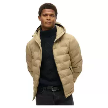 Куртка Superdry Quilted Coat, коричневый