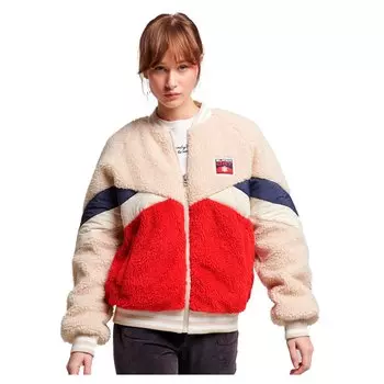 Куртка Superdry Retro Sherpa, красный