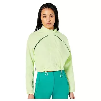 Куртка Superdry Run Cropped Weatherproof, желтый