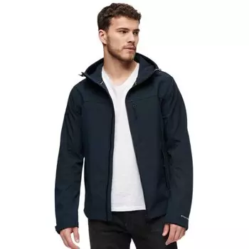 Куртка Superdry Soft Shell Full Zip Rain, синий