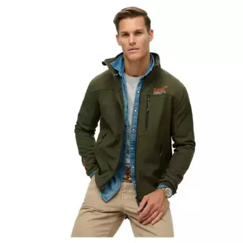 Куртка Superdry Softshell Trekker Track, зеленый