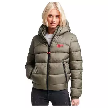 Куртка Superdry Sports Puffer, зеленый