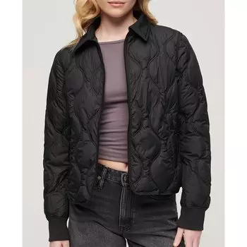 Куртка Superdry Studios Cropped Liner, фиолетовый