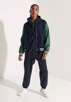 Куртка Superdry, темно-зеленый/темно-синий
