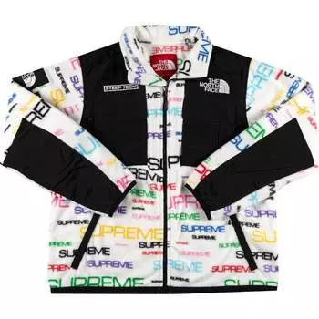 Куртка Supreme x The North Face Steep Tech Fleece, белый