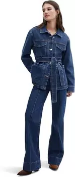 Куртка Susan Jacket MANGO, цвет Dark Denim