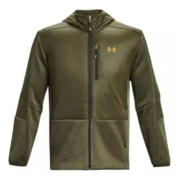 Куртка swacket sports jacket 'olive green' Under Armour, зеленый