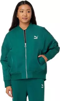 Куртка T7 Shiny Bomber Jacket PUMA, цвет Malachite