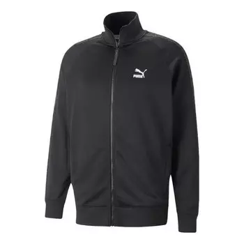 Куртка t7 track jacket 'black' Puma, черный