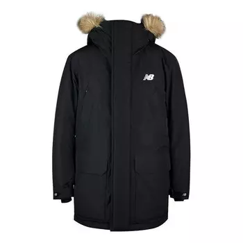 Куртка теплые зимние пуховики New Balance, черный