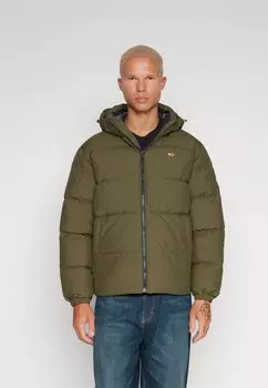 Куртка Tommy Jeans КУРТКА ESSENTIAL, цвет drab olive green