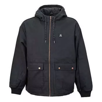 Куртка transition padded jacket 'black' Converse, черный