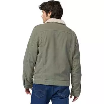 Куртка Trucker на ворсовой подкладке мужская Patagonia, цвет Sleet Green