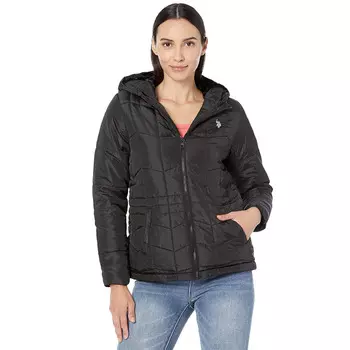 Куртка U.S. Polo Assn. Wave Quilt Cozy, черный