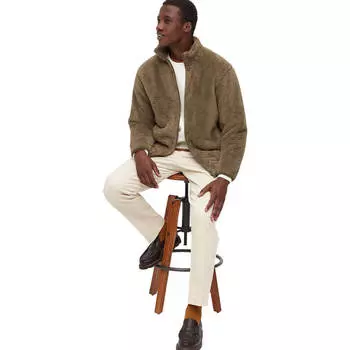 Куртка Uniqlo Fluffy Fleece, бежевый