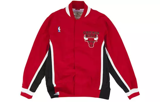 Куртка унисекс красный Mitchell Ness