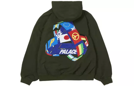 Куртка унисекс зеленый Palace