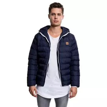 Куртка Urban Classics Basic Bubble, синий