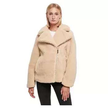 Куртка Urban Classics Sherpa Biker, бежевый
